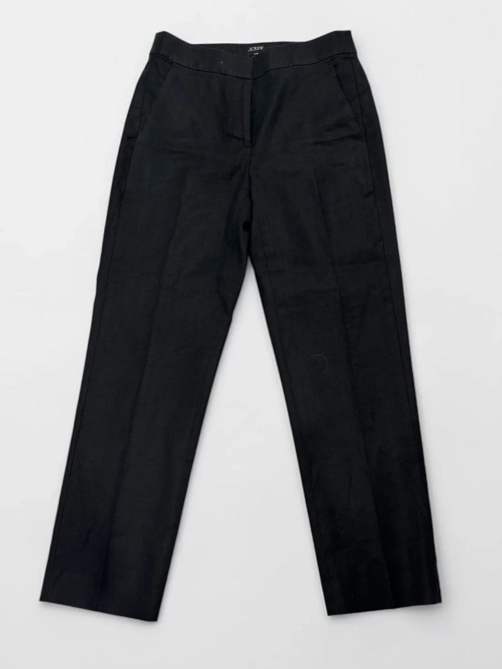 J Crew Full-length Kate pant in Italian bi-stretch linen blend